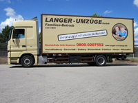 Umzug LKW der Generation 1.0.