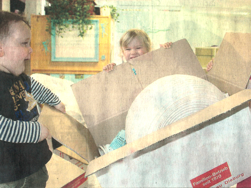 Packen für den Rück-Umzug in Dieburger Anzeiger 06/2013